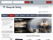 Tablet Screenshot of mosquito-verlag.de